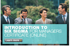 Introduction to Six Sigma for Managers Certificate